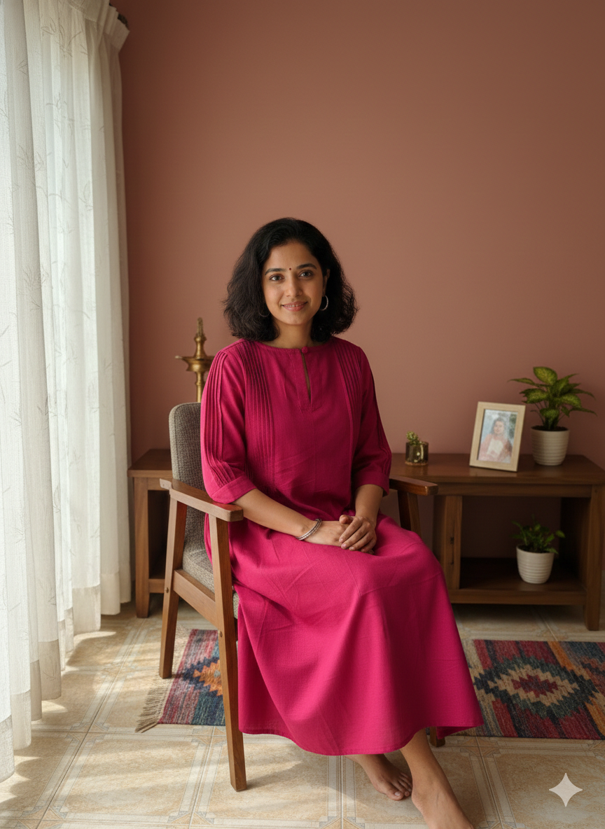 Rich Rose Pintuck Dress🌸✨