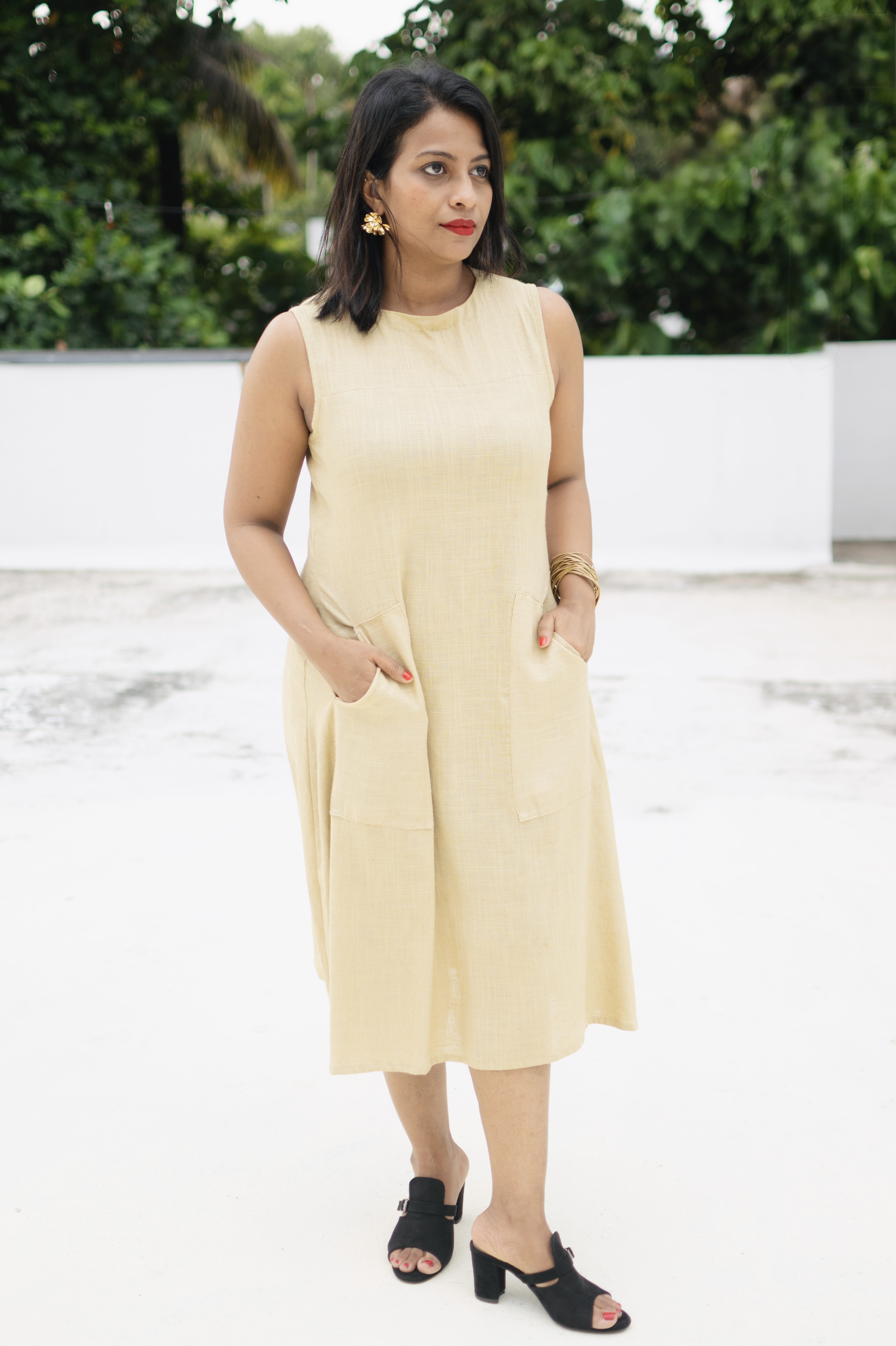 Sandstone Classic Shirt Dress