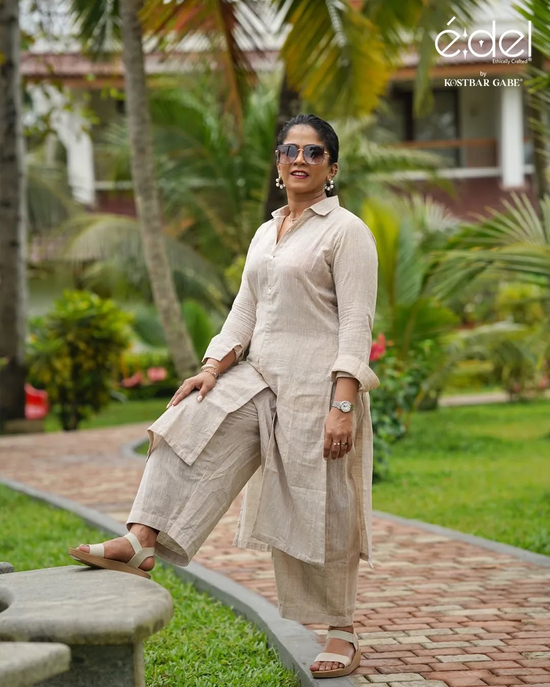 Earthy Grace Khadi Co-ord Set