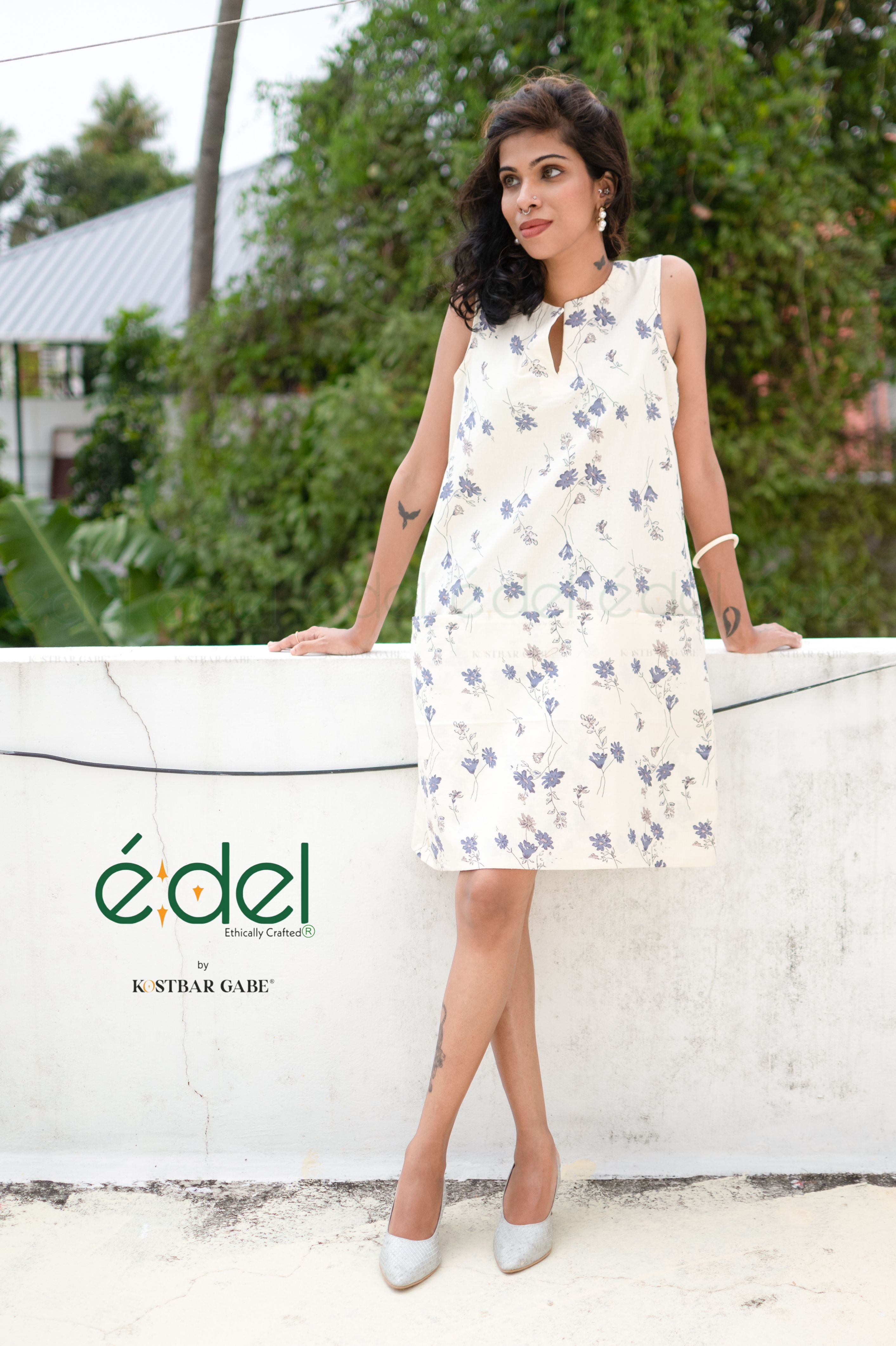 Whisper Bloom Shift Dress