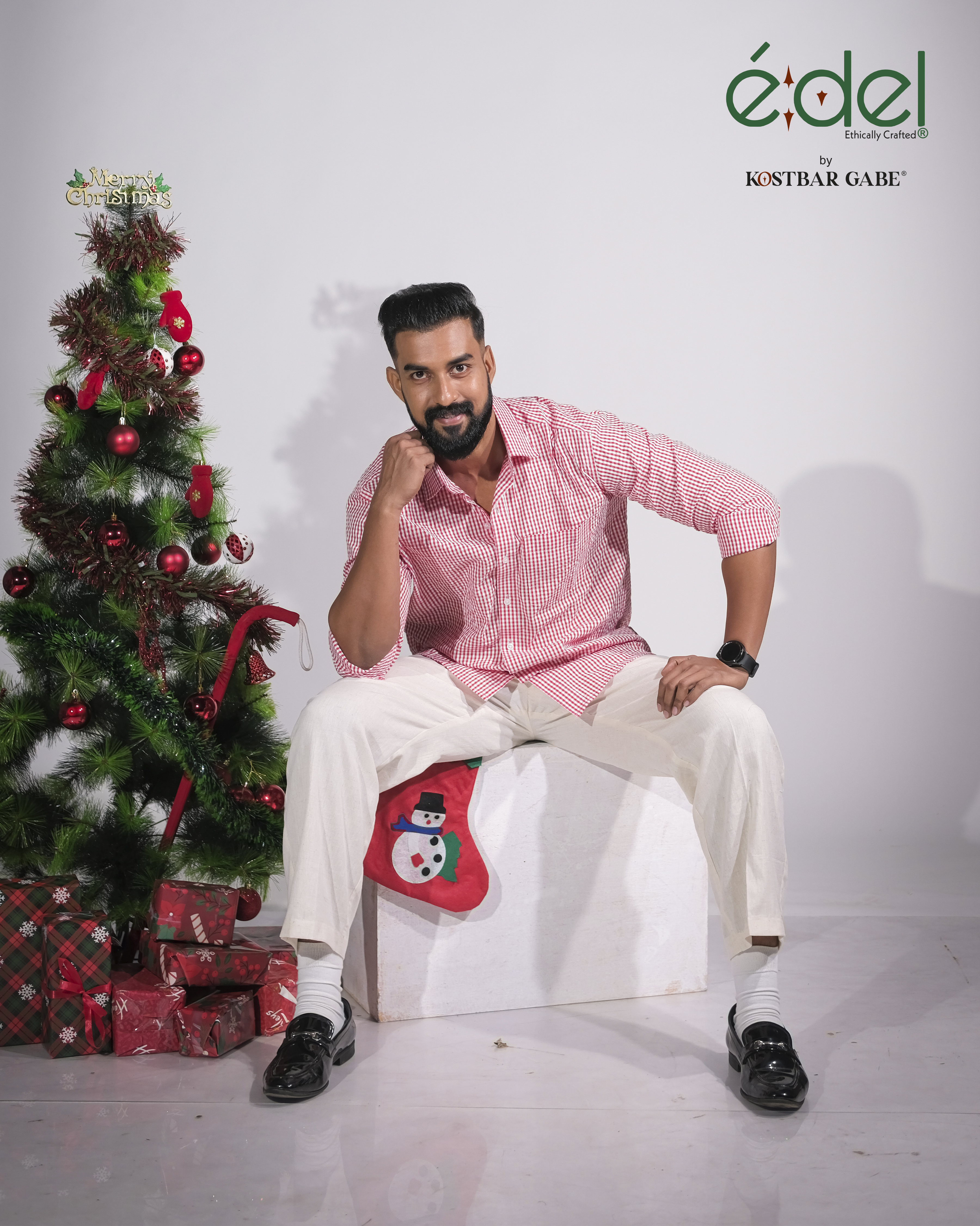 Red Gingham Check Shirt